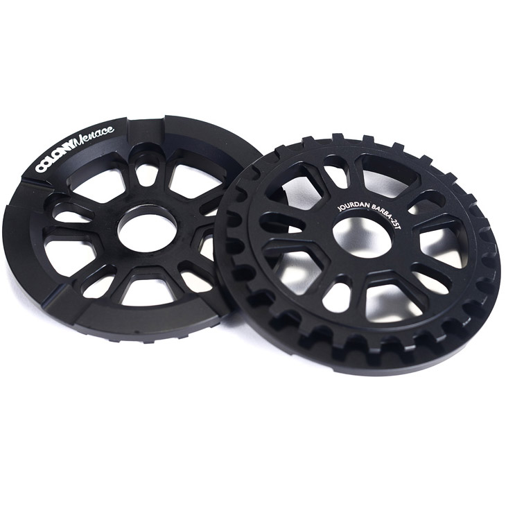 Odyssey BMX Bike Sprocket - Utility Guard - Choose Black Or Purple - 25T Or 28T